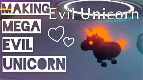 evil unicorn neon|mega evil unicorn adopt me.